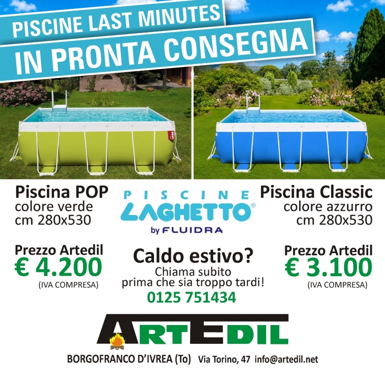 PISCINE LAGHETTO PRONTA CONSEGNA